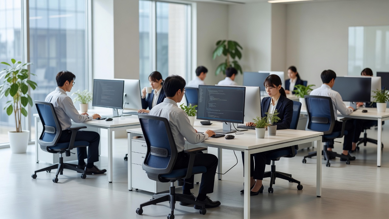 エンジニアチームの協働の様子